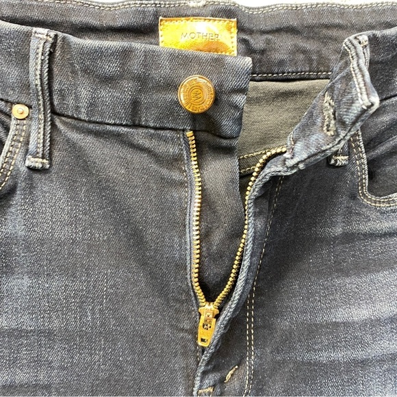 Mother Denim The Looker Ankle Fray in Coffee, Tea, and Me? Jean Sz 27 - Picture 3 of 14